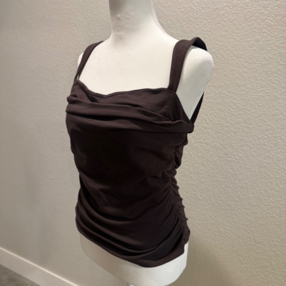 Reformation chocolate brown tank top, NWT - Picture 2 of 7